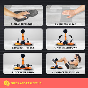 Abs Trainer Sit-Up Bar